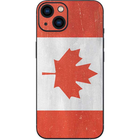 Canada Flag Distressed iPhone Skins